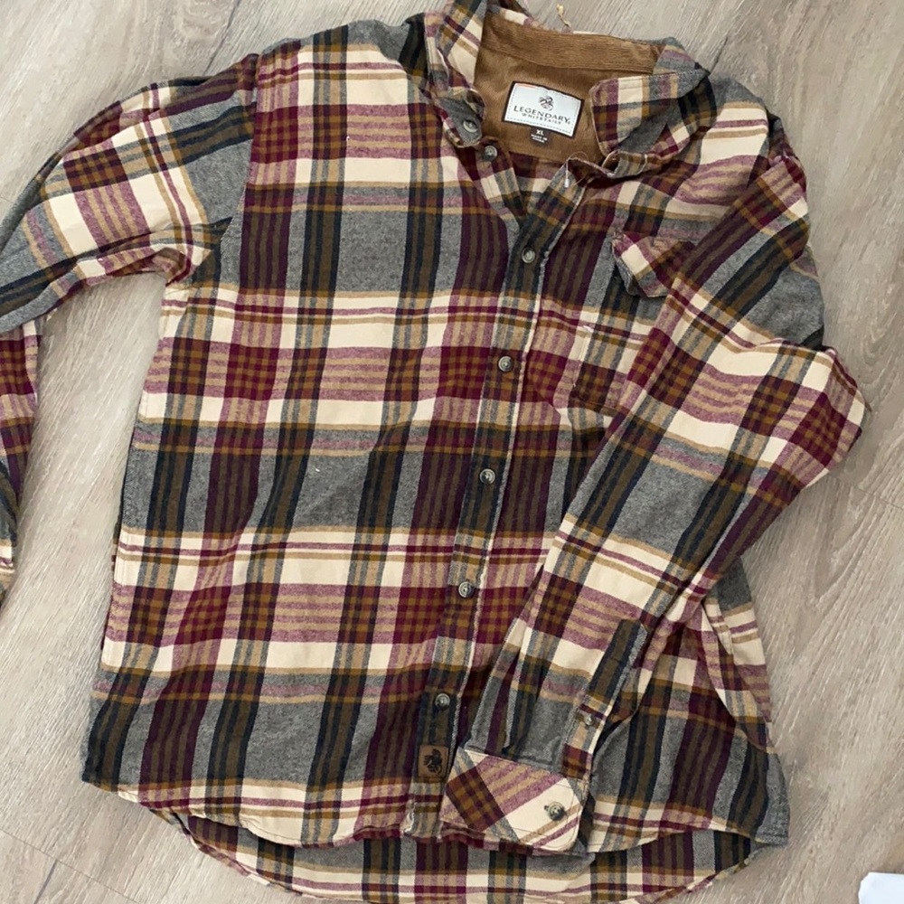 Oversized men’s flannel